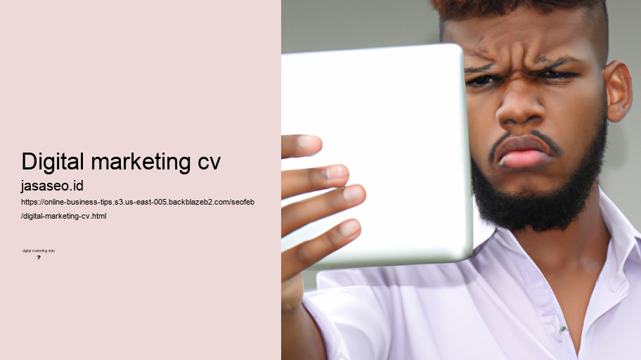 digital marketing cv